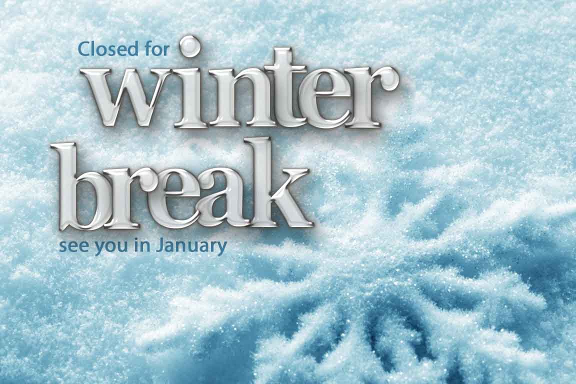 Winter Break Dec. 23 Jan. 2 Park Avenue Elementary School